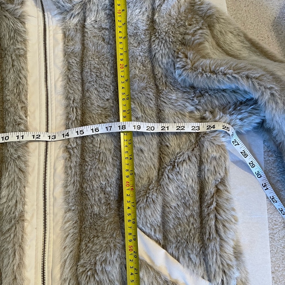 Blue Studio Faux Fur Coat - Picture 3 of 12